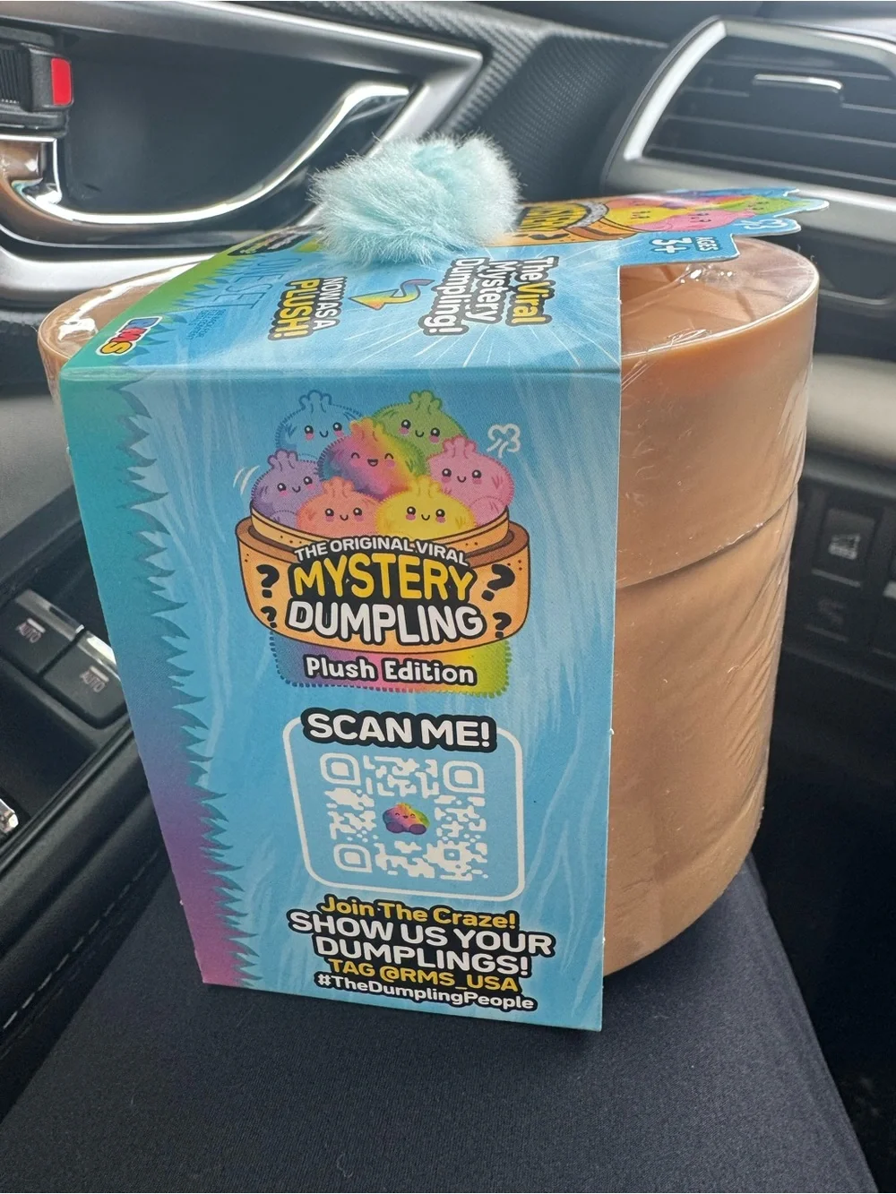 The Original Viral Mystery Dumpling Plush - Light Blue